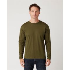 Men's Long Sleeve T-Shirt by Cotton Heritage