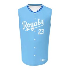 Men's/Youth Baseball Plus Full Button Sleeveless