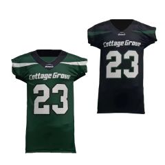 Men's/Youth Football Reversible Straight Bottom Game Jersey