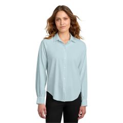 Mercermettle Women's Long Sleeve Buttery Soft Blouse