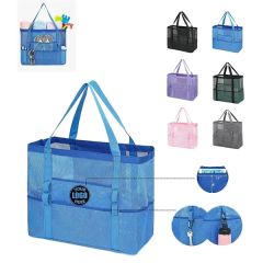 Mesh Beach Tote Dry Wet Separation Travel Bag