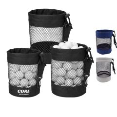 Mesh Golf Ball Bags With Drawstring