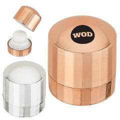 Metal-Designed Lip Balm Dome
