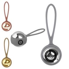 Metal-Designed Lip Balm Sphere With Holder