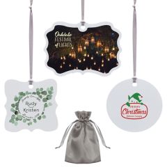 Metal Holiday Christmas Tree Ornament