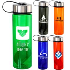 Metal Lanyard Colorful 24 Oz Bottle With Floating Infuser