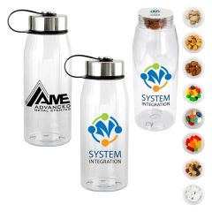 Metal Lanyard Lid 32 Oz Snack Bottle