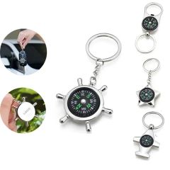 Metal Mini Compass Portable Pendant Outdoor Navigation Tool
