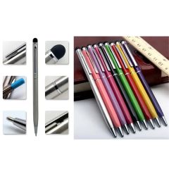 Metal Stylus Slim Ball Pen