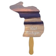 Michigan State Digital Econo Stock Shaped Fan