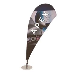 Micro Teardrop Sail Sign Flag Kit Single-Sided