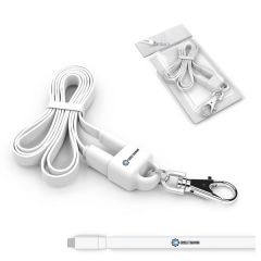 Micro USB And Lightning Charging Lanyard