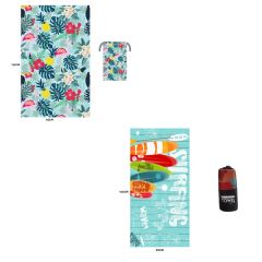 Microfiber Velour Beach Towel
