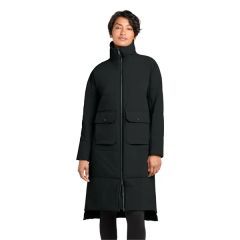 Miir Women's Sashiko Stretch Puffy Long Jacket