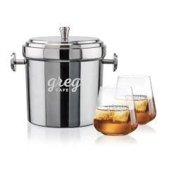 Milano Ice Bucket & Breckland On-The-Rocks Set