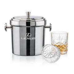 Milano Ice Bucket & Brinkley On-The-Rocks Set