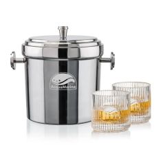 Milano Ice Bucket & Dillard On-The-Rocks Set