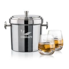 Milano Ice Bucket & Dimasio On-The-Rocks Set