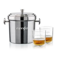 Milano Ice Bucket & Drysdale On-The-Rocks Set