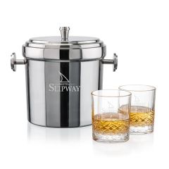 Milano Ice Bucket & Templeton On-The-Rocks Set