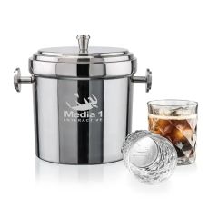 Milano Ice Bucket & Woodward On-The-Rocks Set