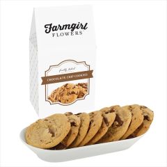 Milk Carton Inspired Box -Gluten Free Chocolate Chip Cookies