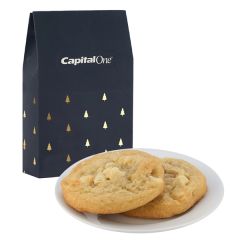 Milk Carton Inspired Box W/ 2 White Chocolate Macadamia Gour
