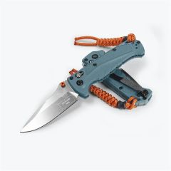 Benchmade Mini Adira Depth Blue Grivory Drop-Point Knife