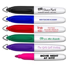 Mini Fine Tip Permanent Marker-Key Ring Cap-Full Color Decal