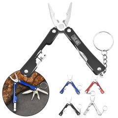 Mini Folding Pliers Small Model With Light Outdoor Supplies