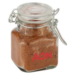 Mini Glass Jar With Hinged Lid - Beef & Burger Spices