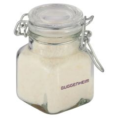 Mini Glass Jar With Hinged Lid - Lemon Salt