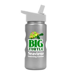 Mini Peak - 22 Oz Metalike Bottle W/ Flip Straw Lid-Digital