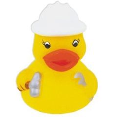 Mini Rubber Construction Duck