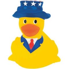Mini Rubber Patriotic Duck