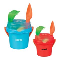 Mini Sand Pail With Toys and Lid