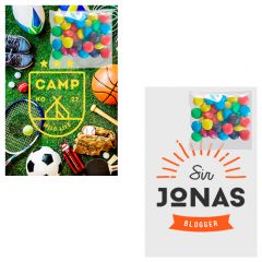 Mini Snack Bag On Stick Up Card Premium Fill