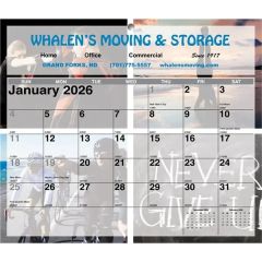 Mini Tear-Off Sheet Calendar - Active Lifestyle