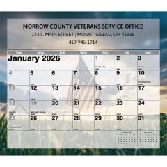 Mini Tear-Off Sheet Calendar - Old Glory