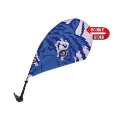 Mini Teardrop Sail Sign Flag W/Vehicle Base Kit Double-Sided