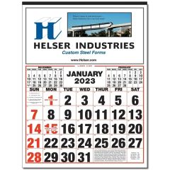Mini Wall Calendars Contractor, Memo, Big Number