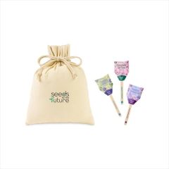 Modern Sprout Flower Pop Trio Pouch