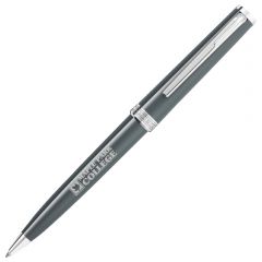 Montblanc Pix Gray Ball Point With Platinum Attachments