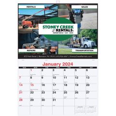Monthly Wall Calendars - One Custom Photo 17 Inch X 24 Inch