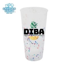 Mood 26 Oz Rainbow Confetti Tumbler, Full Color Digital