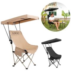 Moon Camping Chair With Adjustable Sun Canopy Shade