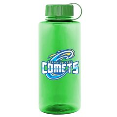 Mountaineer - 36 Oz Transparent Bottle - Digital Imprint