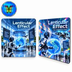 3D Lenticular Mouse Pads with 2-Phase Animation