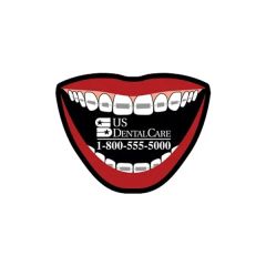 Mouth W/Braces Stock Shape Vinyl Magnet - 20 MIL