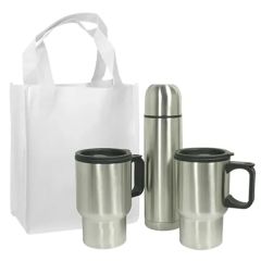 Mug Gift Set With Non-Woven Gift Tote Bag